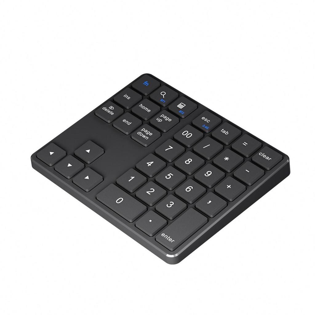 35-Key Wireless Bluetooth Numeric Keypad for Office and Accounting