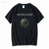 Rzadki Vintage Meshuggah Zespół Czarny Bawełna Rozmiar S Do XL Koszulka PP vintage Prane ubrania designerskie Rozciągnięty nadruk