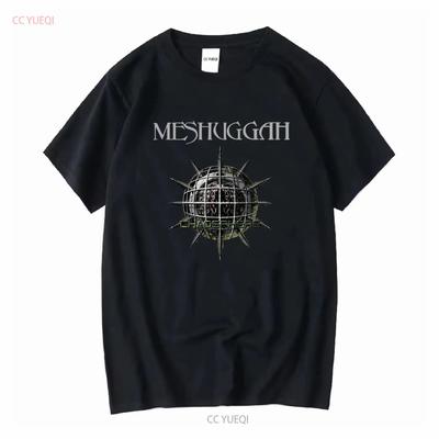 Rare Vintage Meshuggah Band Black Cotton Size S To XL T Shirt PP Vintage Washed Designer Clothes Stretched Graphic