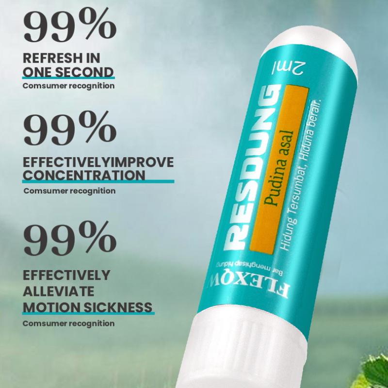 4Pcs Nasal Stick Long Lasting Effect Refreshing Stick Plant Essential Oil Ingredients Nasal Inhalation Cooling Oil