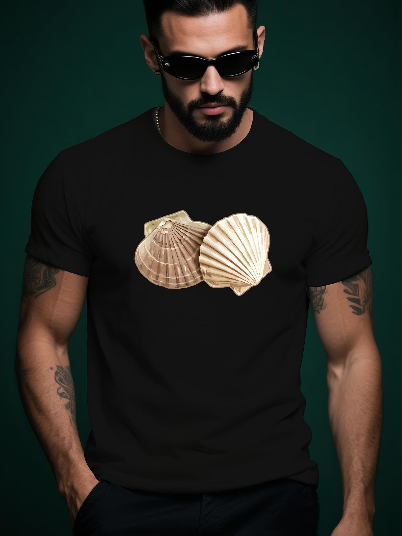 Summer Tshirt with Shell Print S