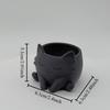 Ornaments Cat Shaped Flower Pot Lovely Mini Flowerpot Creative Succulent Flower Pot  Table