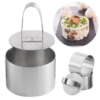 Neue Form für Salat Backform Diy Backformen Werkzeuge Cupcake Form Salat Dessert Sterben Mousse Ring Kuchen Käse Werkzeug Edelstahl