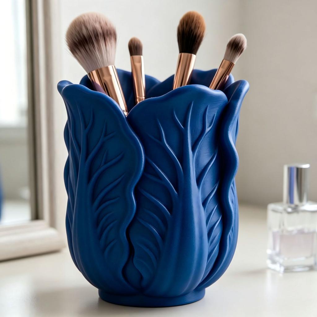 Creative Cabbage-shaped Storage Bucket, Comb Holder, Desktop Pen Holder, Cute Decorative Storage Bucket