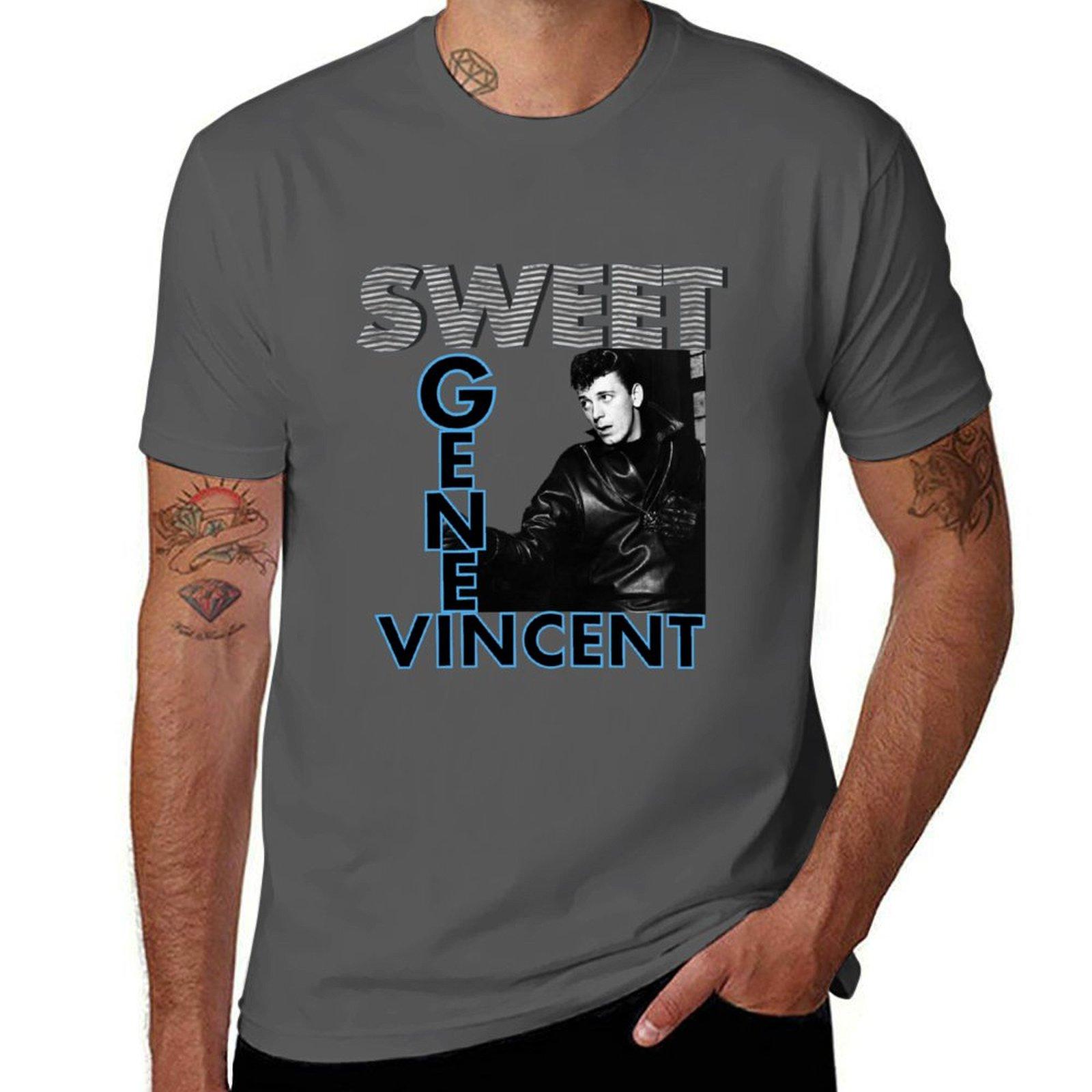 

The King GENE VINCENT 1950s T-Shirt t shirts for man graphic tees t shirts for man cotton t shirt man designer T-Shirt 4XL