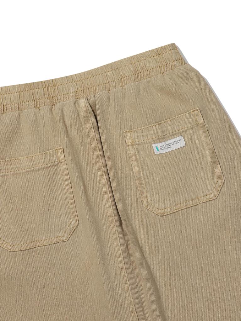 BBC EARTH W Stretch Cotton Skirt_Light Beige