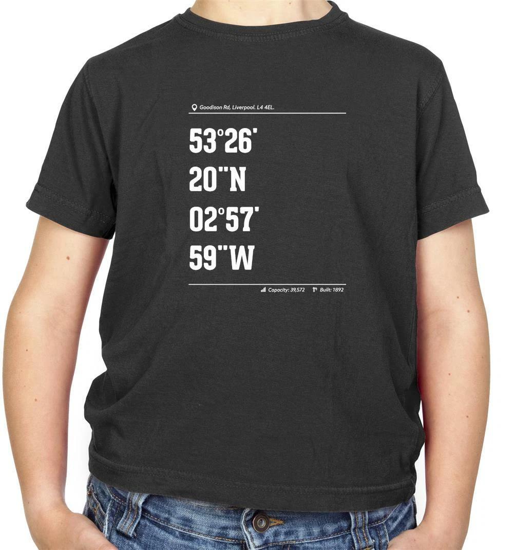 

Stadium Coordinates Evertonians - Kids T-Shirt - Everton - Football - Team - Fan 140