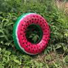 Inflatable Swimming Rings Watermelon Pattern Swim Tube Floatie Beach Swimming Party Toy for Pool, Bath Toy, Party
