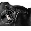 Borsa Tote da Donna Moda Casual Coreana in Morbida Pelle Bovina a Spalla Messenger Grande Capacità 20-35L