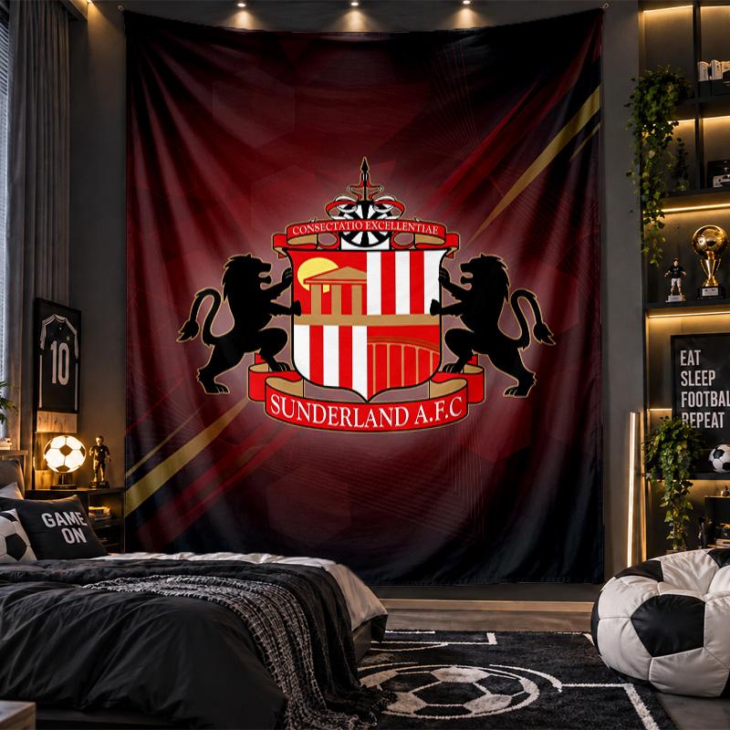 Wall Hanging Tapestry Sunderland Print Cloth for Living Room Bedroom Home Decor