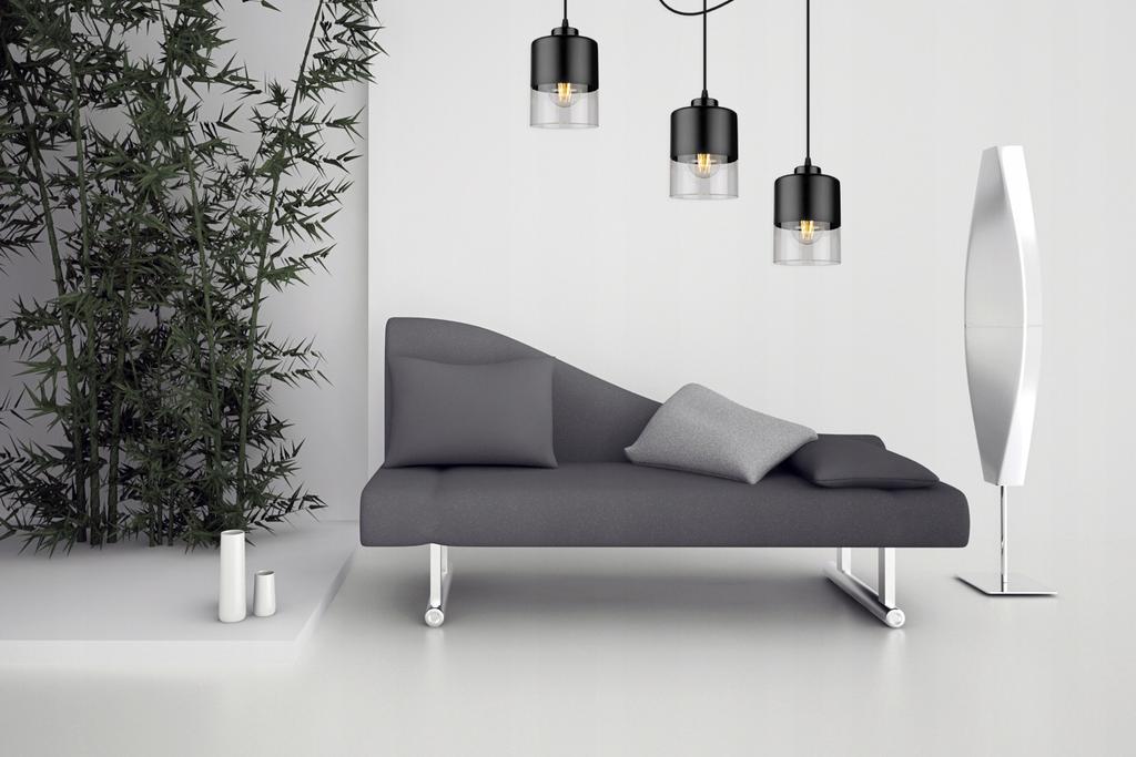 MODERN GLASS SPIDER CEILING HANGING LAMP