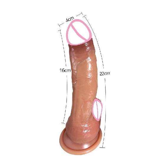 Huge Dildo for Women Big Dick Skin Feeling Realistic Penis Female Masturbation Double-layer Silicone Suction Cup adult sex toys
