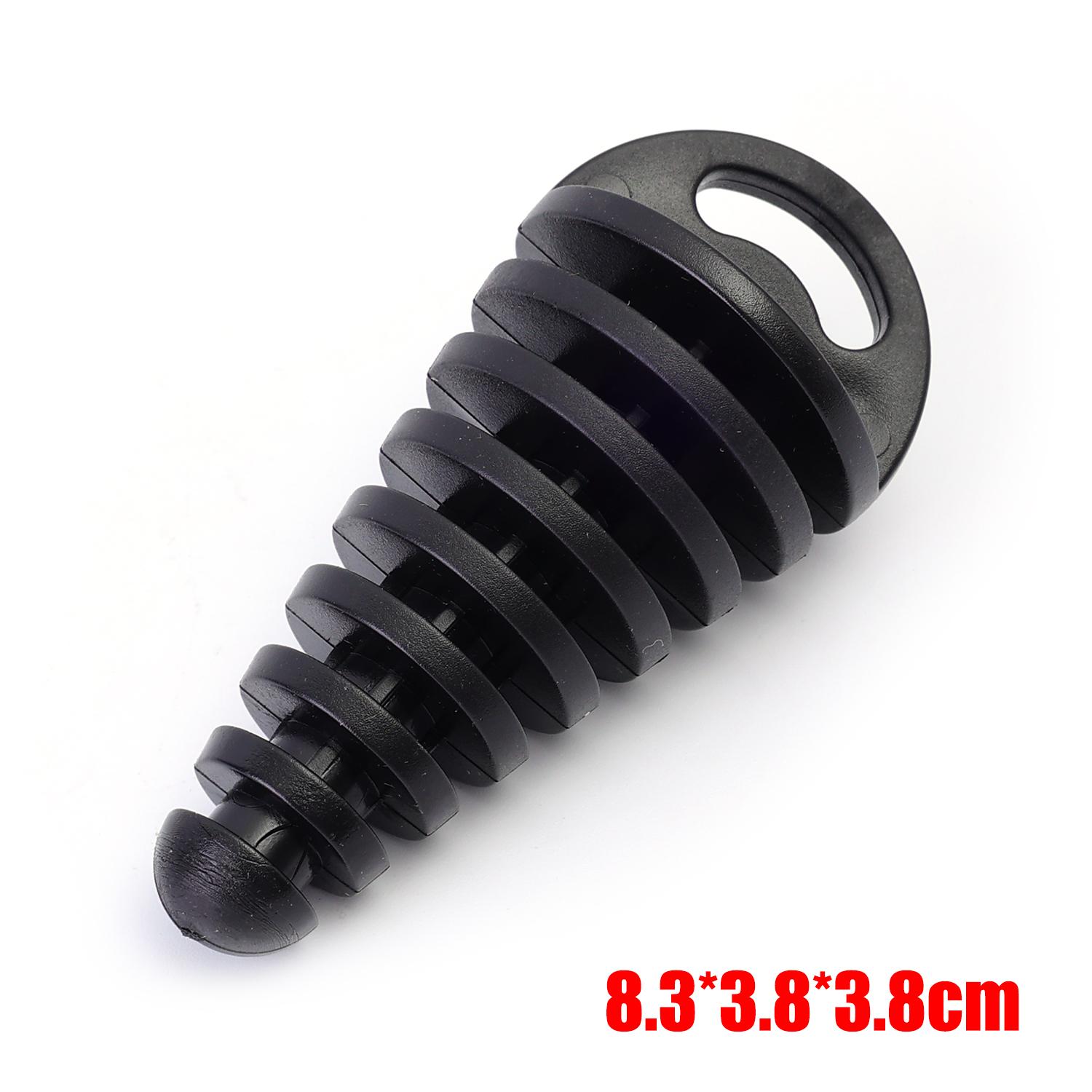 

Exhaust Pipe Plug Tailpipe Rubber Air Bleeder Plug Exhaust Wash Plug Pipe Protector for Motocross Off-road Motorcycle Parts Muffler чёрный