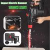 Industrial Power Tools Heavy Impact Electric Hammer Concrete Breaker For Square Drill 360D Rotary Sub-handle 1680W AC 220V