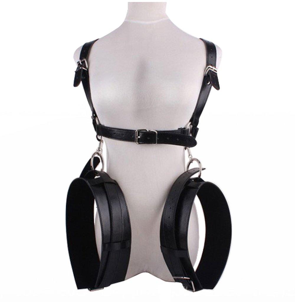 SMVIP leg opening handcuffs and leg cuffs with eye mask M-shaped