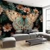 Butterfly Flower Design Digital printing polyester wall tapestry suitable for use in living rooms bedrooms offices bars party