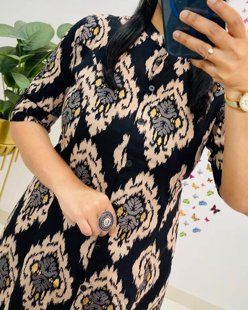 Women Designer A-line Kurta Pant Cord Set Indian Party Wear Designer Top Tunic Kurti Dress