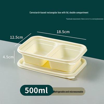 Eco-Friendly Divided Meal Prep Containers