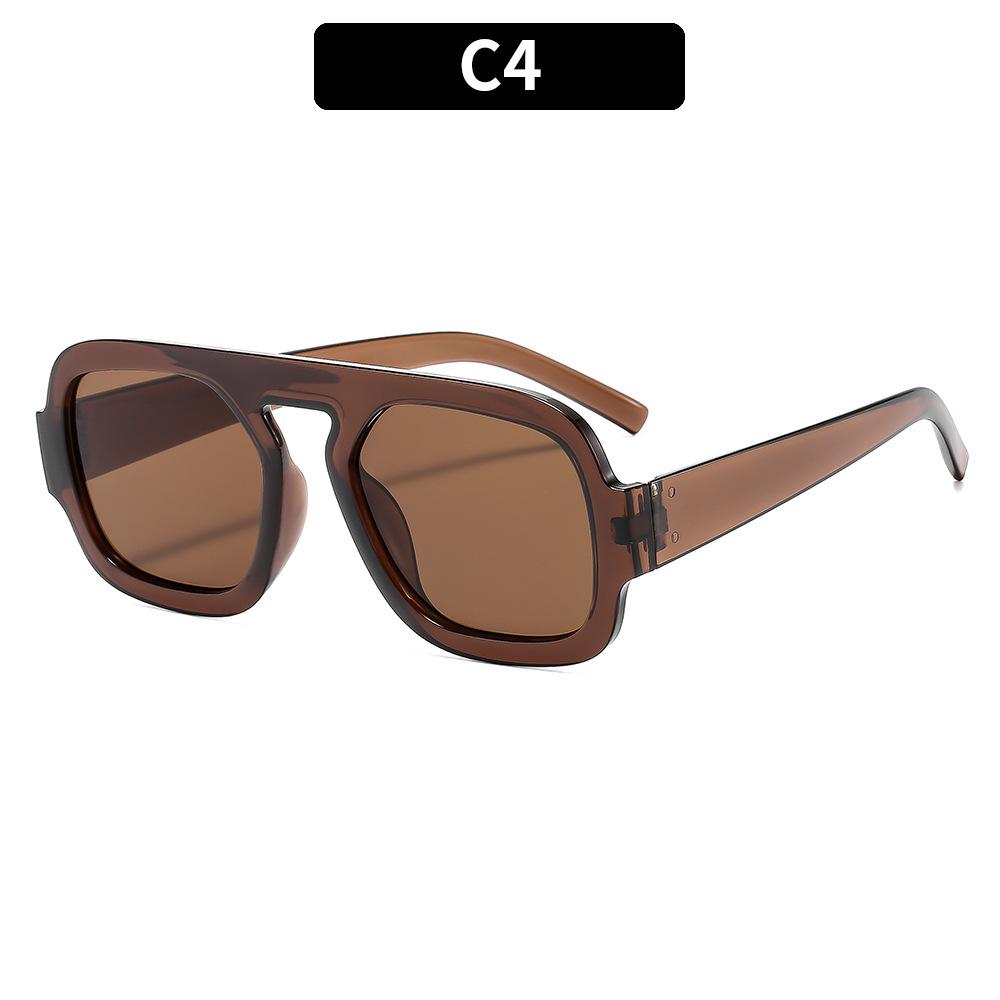 Fashion Square Brand Designer Sunglasses Men Women New Oversized Vintage Shades Glasses Travel Outdoor Eyewear Uv400
