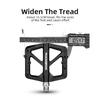ROCKBROS Bike Pedals Nylon DU Bearing Ultra-light Mountain Non-Slip Bicycle Pedals Big Foot Road MTB Pedals Cycling Accessories