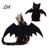 Small Dog Cat Costume Halloween Pet Bat Wings Costume, Felt Black Harness for Dogs Cosplay Accessories Cats, Funny Party Dress Up Apparel Parties