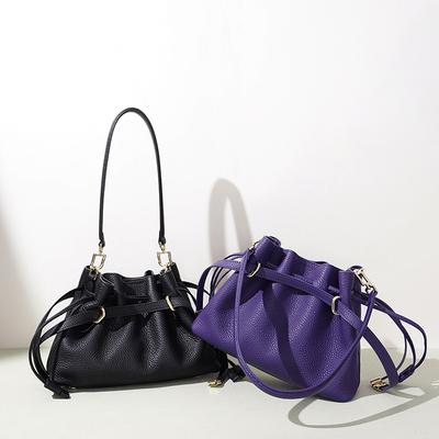 Drawstring Casual Korean Women's Messenger Bag Design Sense Niche Large-capacity Commuting Shoulder Bag Women's Lucky Bag