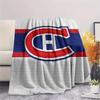 Montreal Canadiens Flannel Blanket, High quality Comfortable for All Seasons, Home Decor, Warmth and Comfort