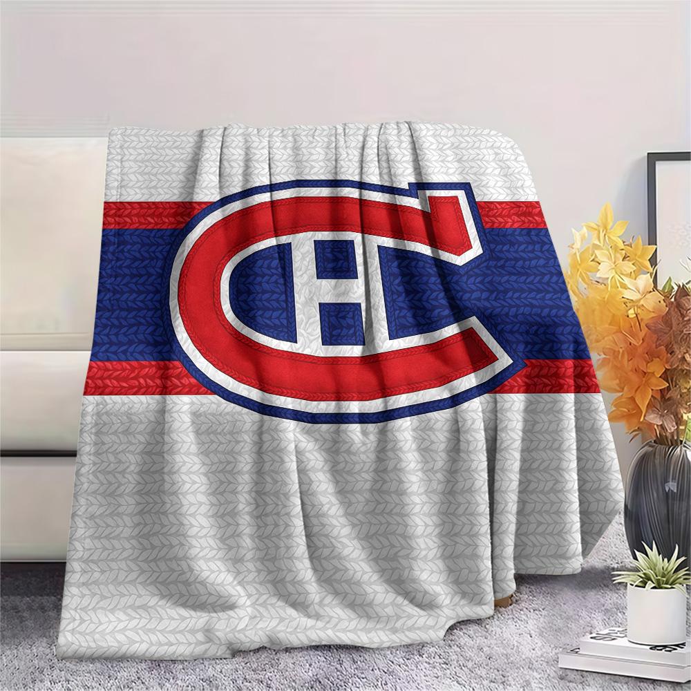 Montreal Canadiens Flannel Blanket, High quality Comfortable for All Seasons, Home Decor, Warmth and Comfort