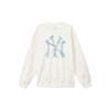 MLB New York Yankees Fashion Crew Neck Pullover Sweatshirt Unisex Sweatshirt Cream 3AMTM0851-50CRS