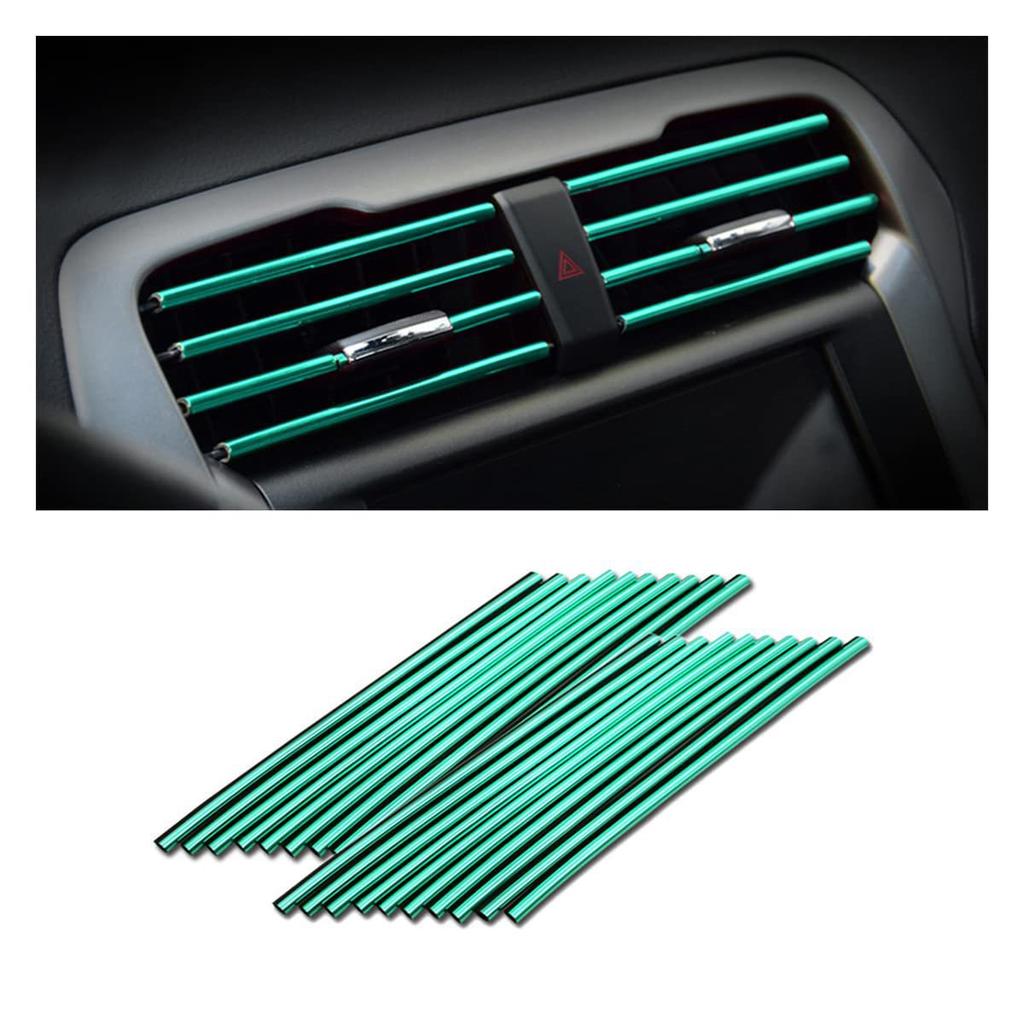 Car air outlet decorative strip, grille clip, U-shaped, electroplated, bright strip, chrome plated air conditioner, color interior modification