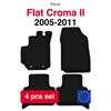 Basic Velour Floor Mats For Fiat Croma Ii Wagon (2005-2011)