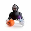 Esqueleto Calabaza Inflable Con Apariciones LED Decoración Halloween Luces Light