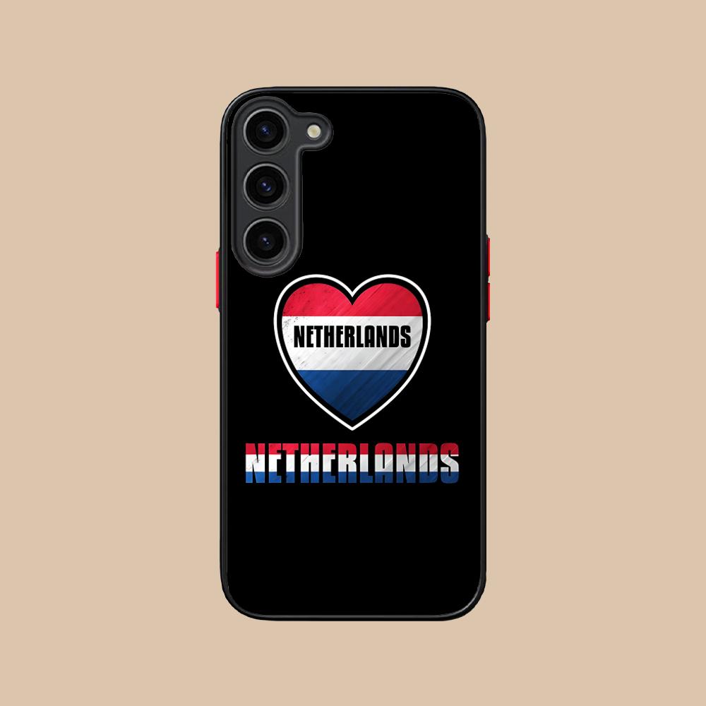 

Netherland Dutch Flag Silicone Mobile Phone Case for Samsung Galaxy S26 S25 S24 S23 S22 S21 Plus FE Ultra Colorful Cover Galaxy S23 Ultra
