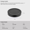 Haoge Metal Lens Cap for Fujifilm Instax Mini Evo Film Photo Camera Accessories Lens Black Cover,