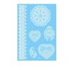 White Lace Arm flower Waterproof Body Art Temporary Tattoos Henna Stickers Tattoo Sticker Simulated