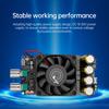 ZK-6001 DC18-50V Active Subwoofer Pure Post Amplifier Board Low-Pass Filter Mono 600W Frequency Volume Adjustment TPA3225