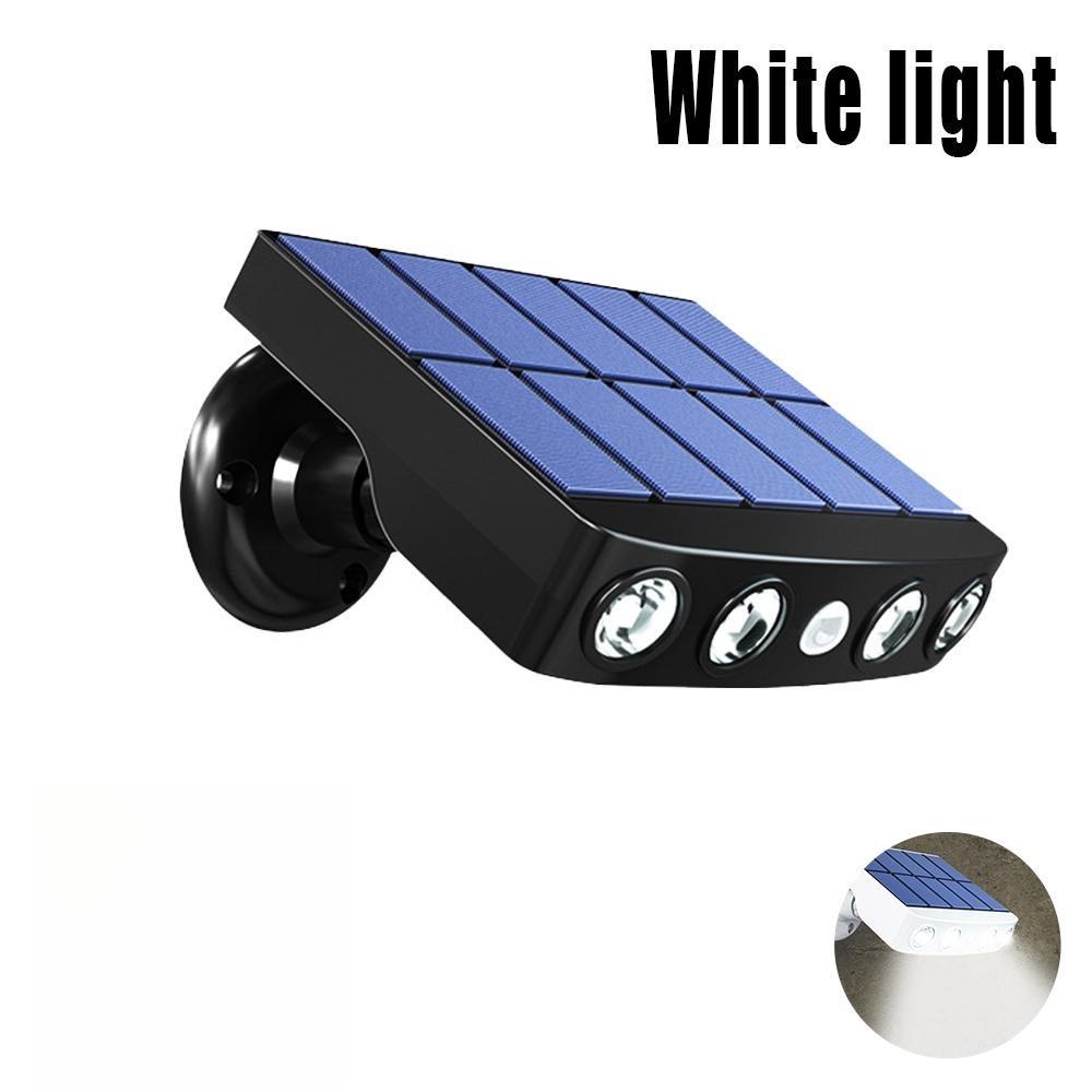 Powerful 4 LED Solar Security Lights Outdoor Decor Sensor Motion 3 Modes Street Waterproof Lamp Wall Night Work Light for Garden