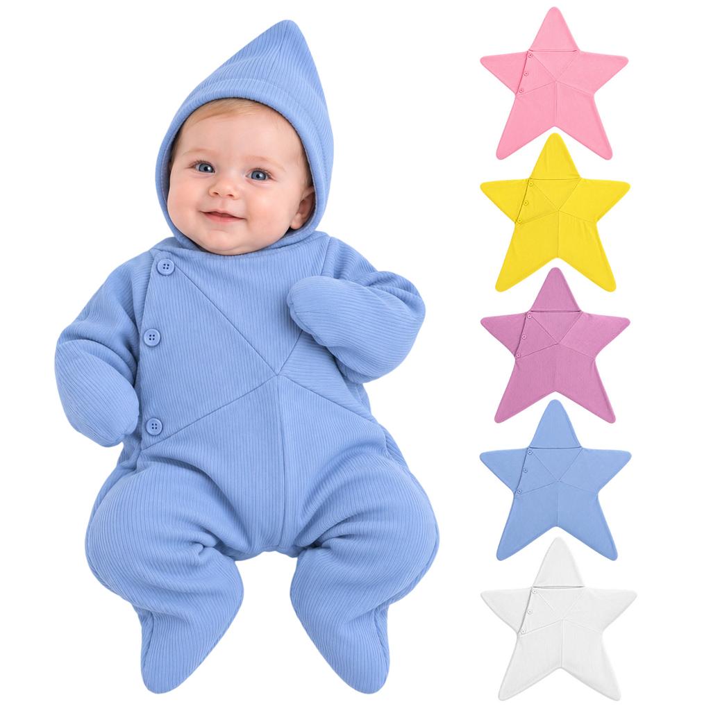 Print Sleeping Bag Set with Pajamas Infant Sleepwear for Bedtime and Naps