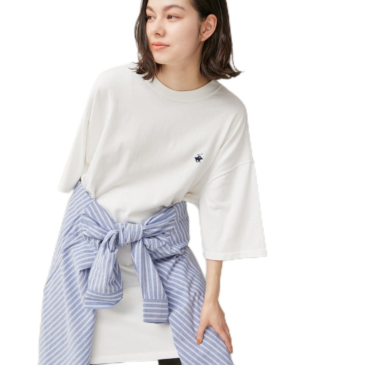 

ROPE PICNIC Women s Beverly Hills Polo Club Jersey Tunic, White (11)