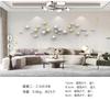 Hotel Wall Hanging Art Decor Living Room Wall Home Accessories Nordic Imitation Stainless Steel Plastic Decor Wall Hanging Ball