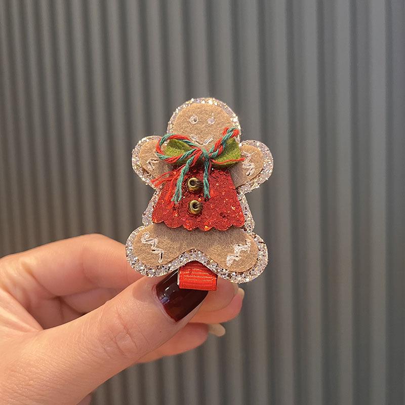 Christmas Hair Clips for Kids: Cute Cartoon Side Clips for Baby and Little Girl Hair Accessories