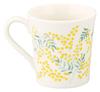Yamaka Shoten X Mimosa and Pair of Mugs and Dinnerware by Hibiya A Perfect Day or Birthday Gift for Made In Product HIBIYA-KADAN "Flower Language