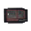 Car Center Armrest Storage Box Organizer Tray With Black Red Pad Fit For Subaru Crosstrek 2024-