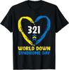World Down Syndrome Day Arrows 321 Awareness Unisex T-Shirt
