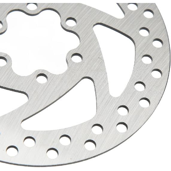 140mm Brake Disk, Anti Fading Easy To Install Electric Scooter Brake Disk Stainless Steel with Screws for Replacement