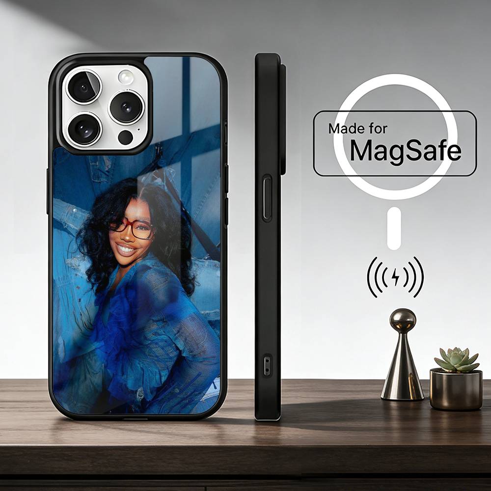Rapper S-SZA Phone Case For iPhone17,16,15,14,13,12,11 Plus,Pro Max For Magsafe Wireless Charging