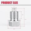 Oil Drain Plug (M16 X 1.5 MM) Stainless Steel Magnetic Oil Drain Plug with Ne