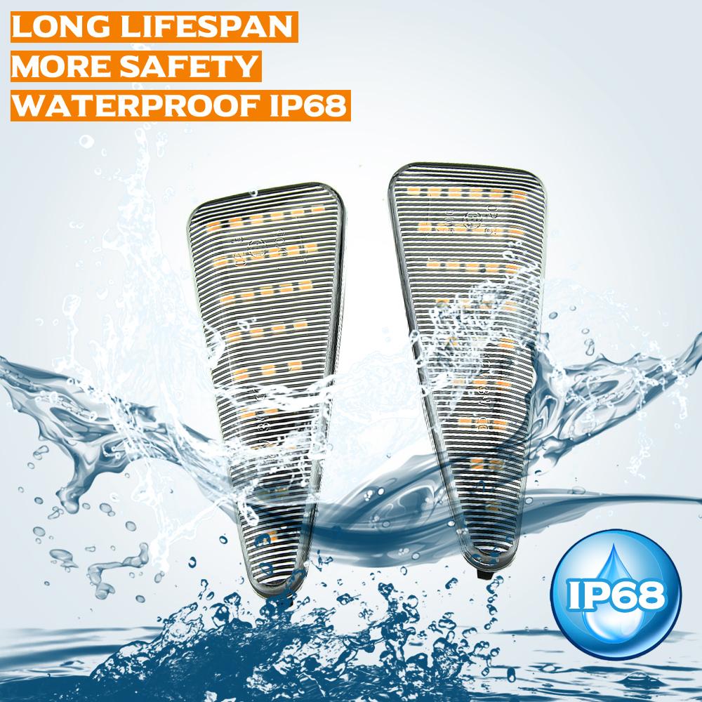 LED Side Marker Light 1pair for Sandero I 2008.11-2011.12 Dynamic LED Side Marker Light Turn Signal Blinker LampTurn Signal 2
