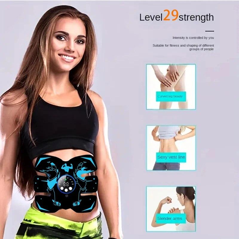 2025 New Wireless EMS Muscle Stimulator Smart Fitness Abdominal Massager Electric Training Weight Loss Stickers 29 Level 8 Mode