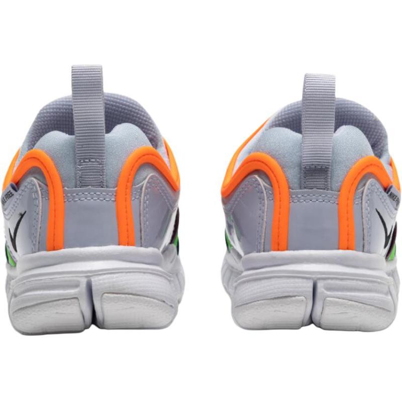 Nike Dynamo Free Abrasion Resistant Breathable Low top Casual Shoes Gray Kids' Sneakers 343738-032
